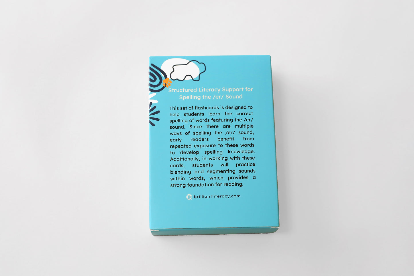 Spelling Flash Cards: One-Syllable /er/ words